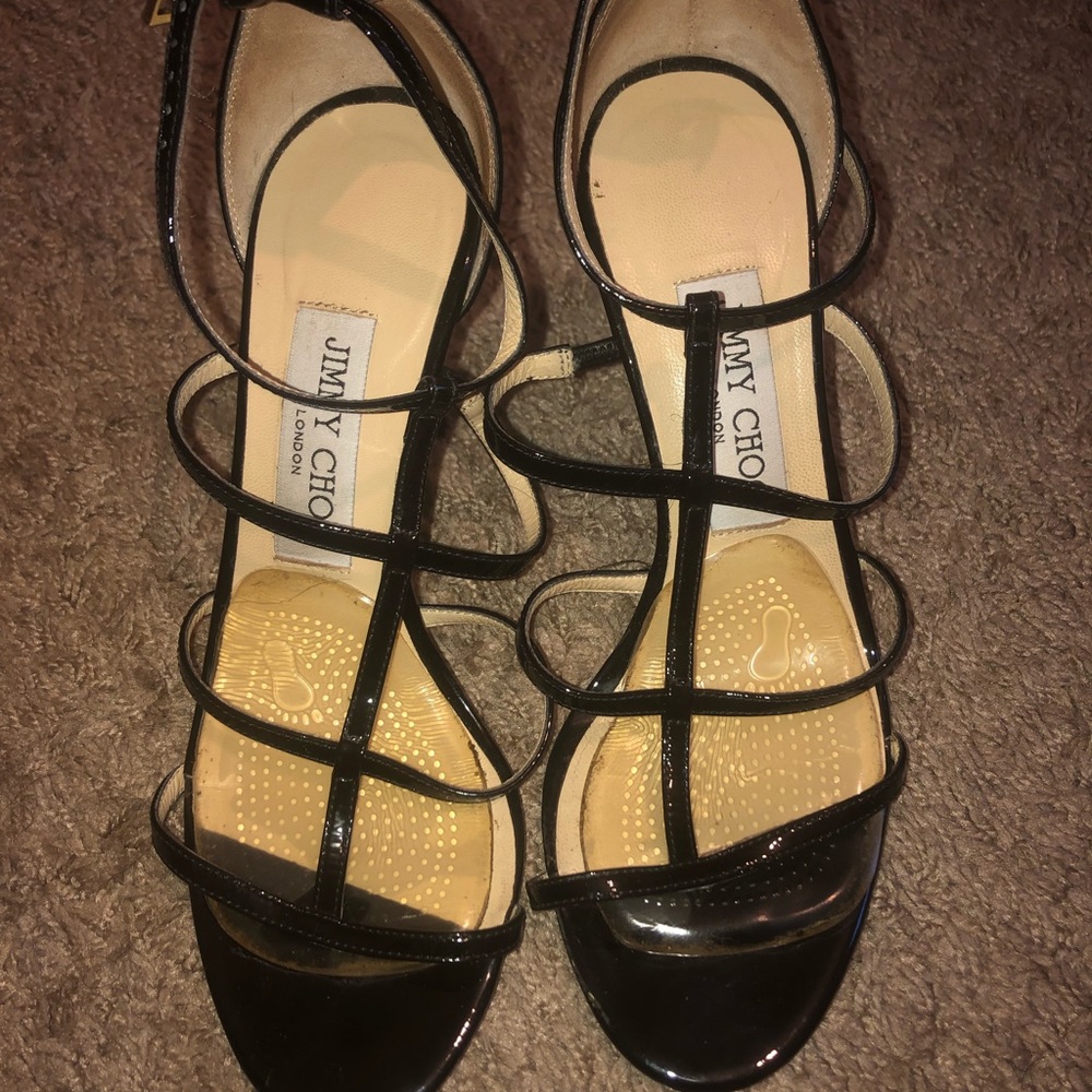 Jimmy shoes sandals - size 6 US - 36 EU - black